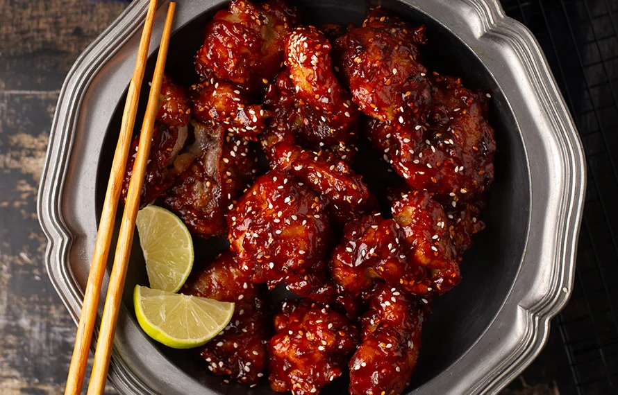 Koreaans gefrituurde kip