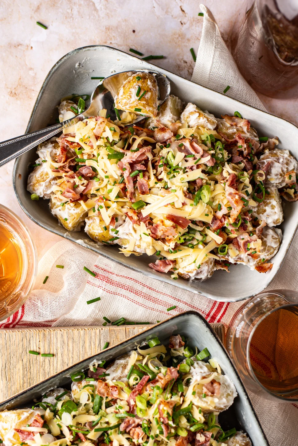 Fastfood Friday: Loaded aardappelsalade 2 Loaded aardappelsalade