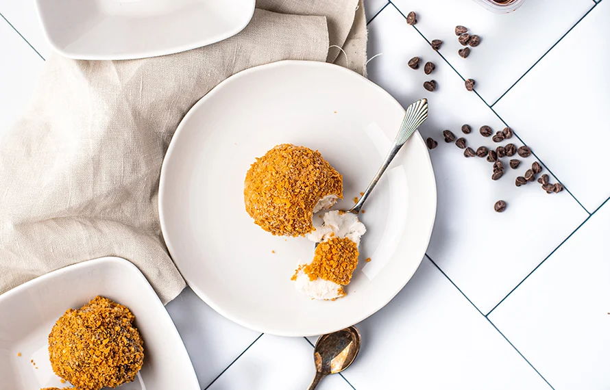 Fastfood Friday: Gefrituurd ijs uit OH MY FOODNESS! 2 gefrituurd ijs