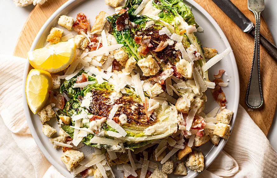 Gegrilde Caesar Salad 2 Gegrilde Caesar Salad