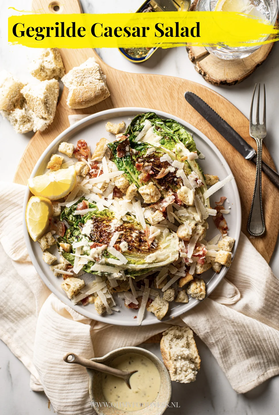 Gegrilde Caesar Salad 3 Gegrilde Caesar Salad