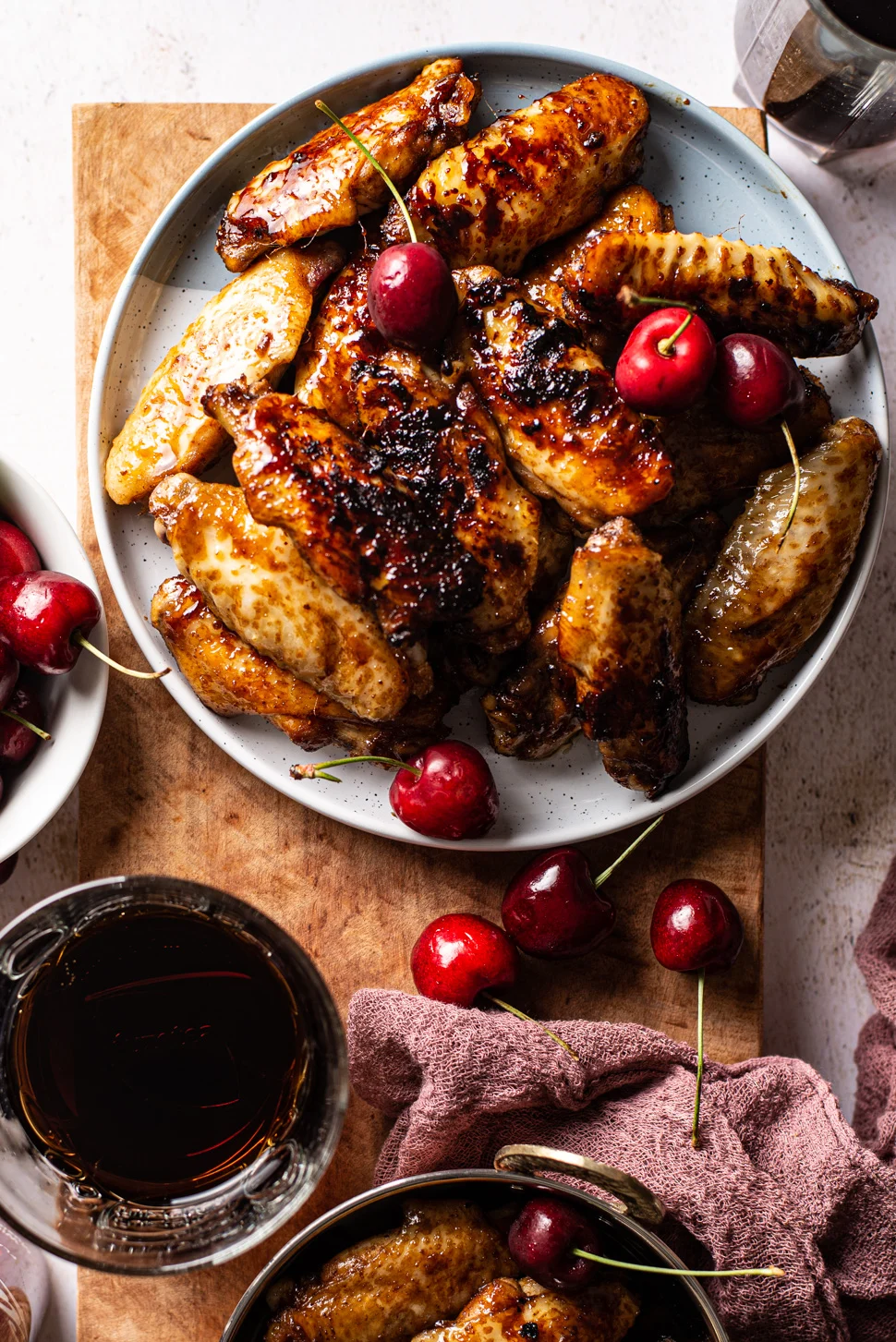 Kipkluifjes met cherry cola