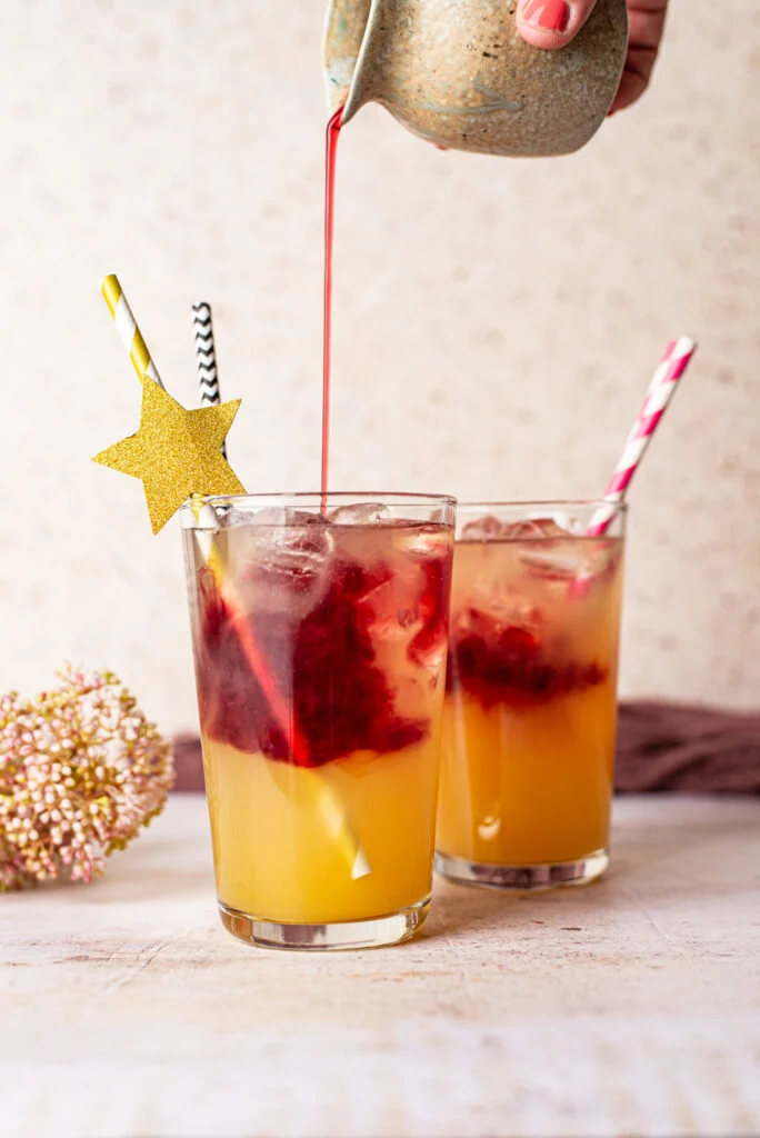Tequila Sunrise mocktail 4 Tequila sunrise mocktail