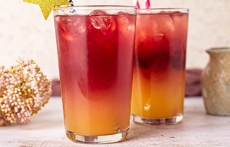 Tequila Sunrise mocktail 2 Tequila sunrise mocktail
