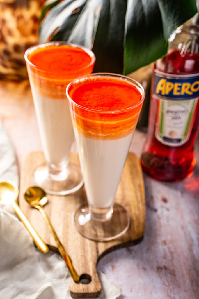 Aperol Spritz panna cotta