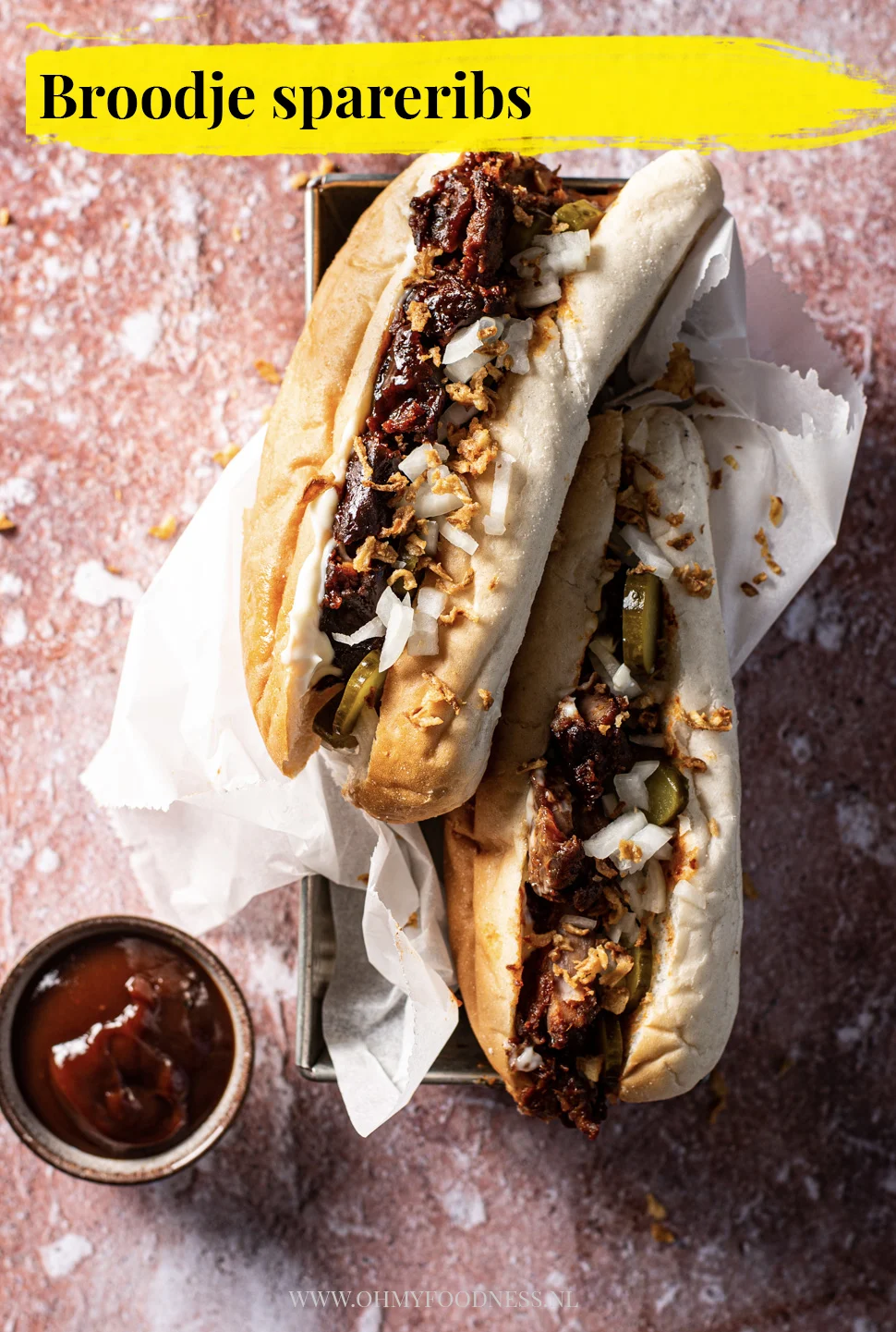 Fastfood Friday: Broodje sparerib 4 broodje sparerib