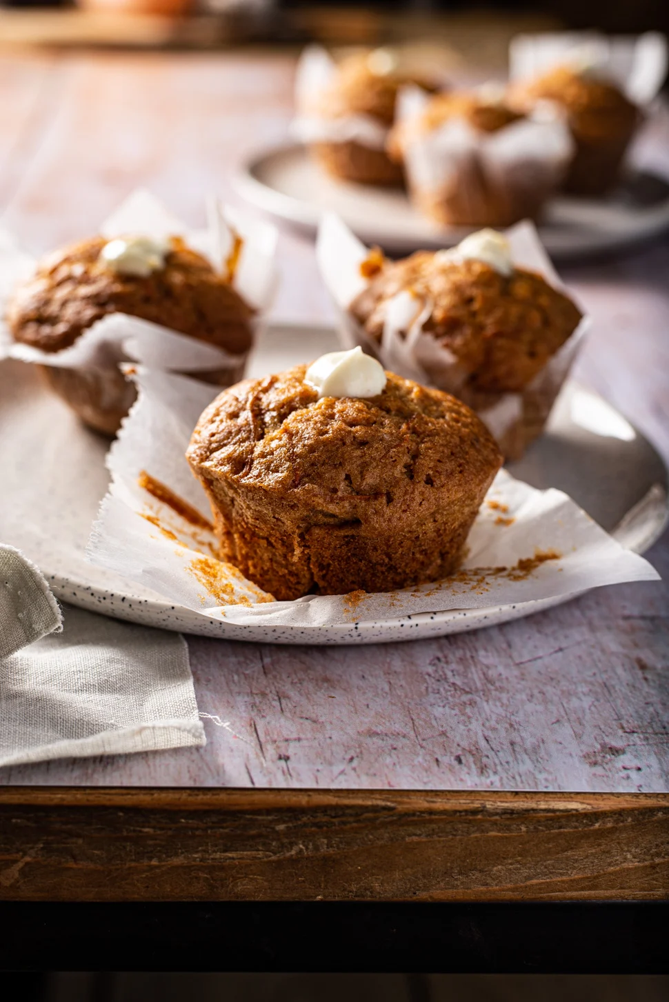 Fastfood Friday: Carrotcakemuffins 1 Carrotcakemuffins met roomkaasvulling