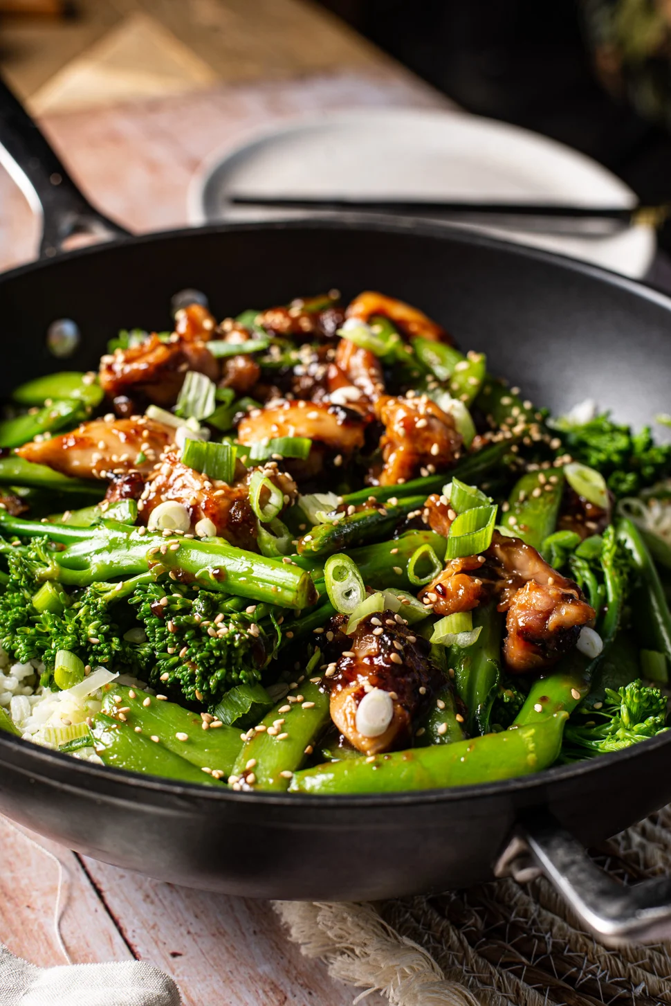 Gebakken rijst met hoisin kip 2 gebakken rijst met hoisin kip