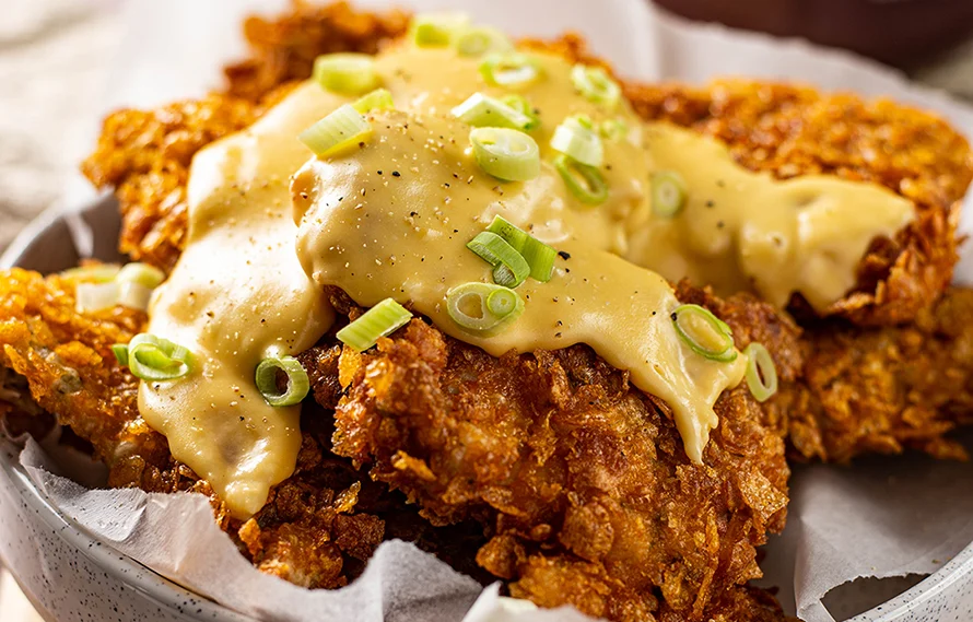 Fastfood Friday: Cheese fried chicken 2 cheese fried chicken feat