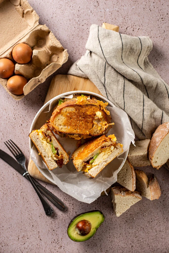 Ontbijttosti met ei (Fastfood Friday) 4 ontbijt tosti