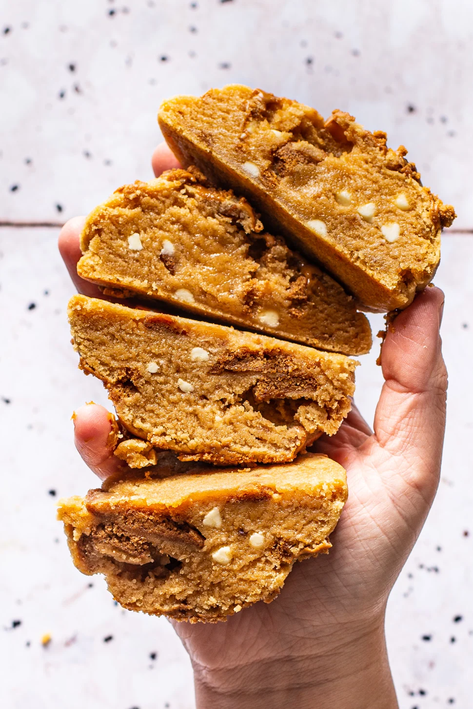 Speculoos koeken met witte chocolade 3 Speculooskoeken met witte chocolade