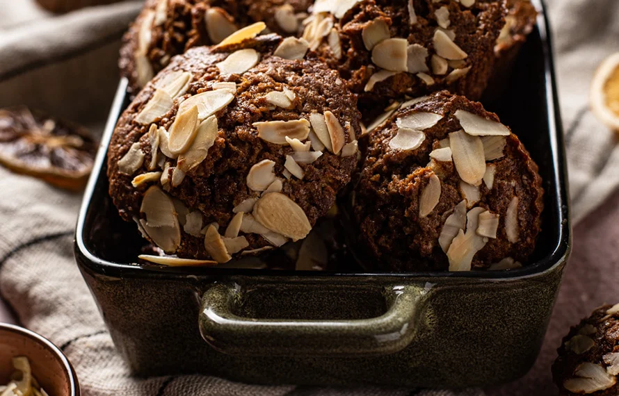 Gevulde speculaasmuffins 3 gevulde speculaasmuffins