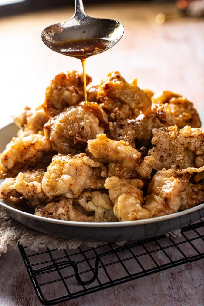 Koreaanse kip met knoflook-sojasaus glaze (Fastfood Friday) 9 koreaanse kip