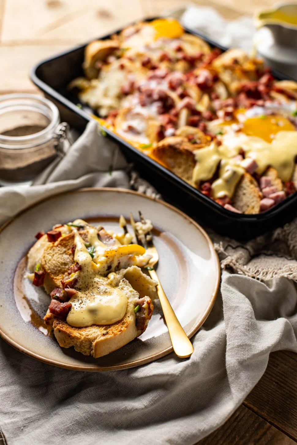 Eggs Benedict recept uit de oven 2 Eggs benedict met ham