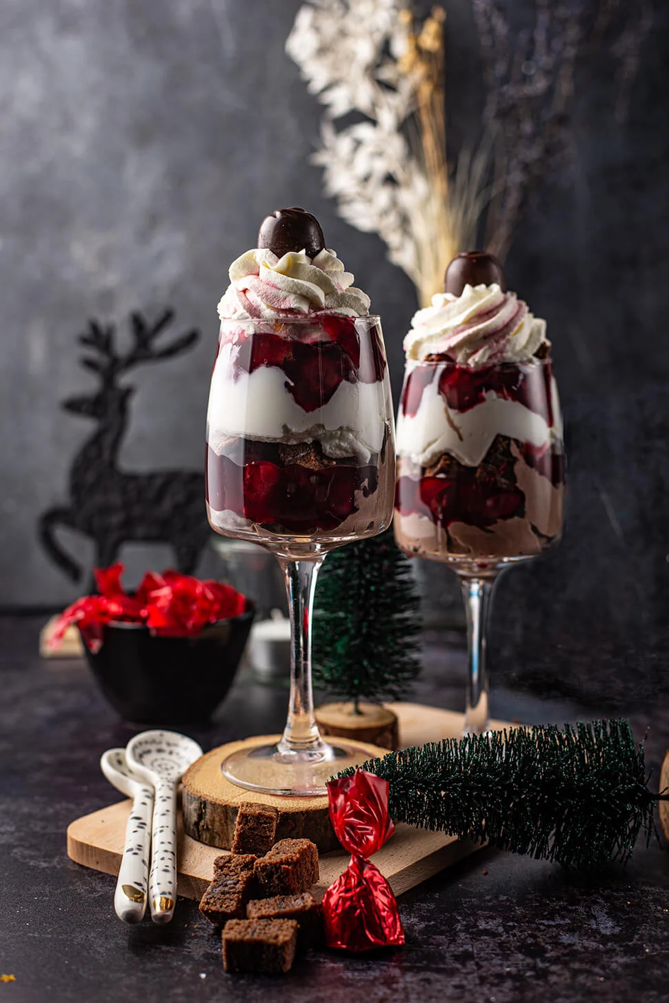 Kersttrifle met yoghurt & kersen 1 trifle recepten
