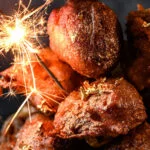 oliebollen met stroopwafel