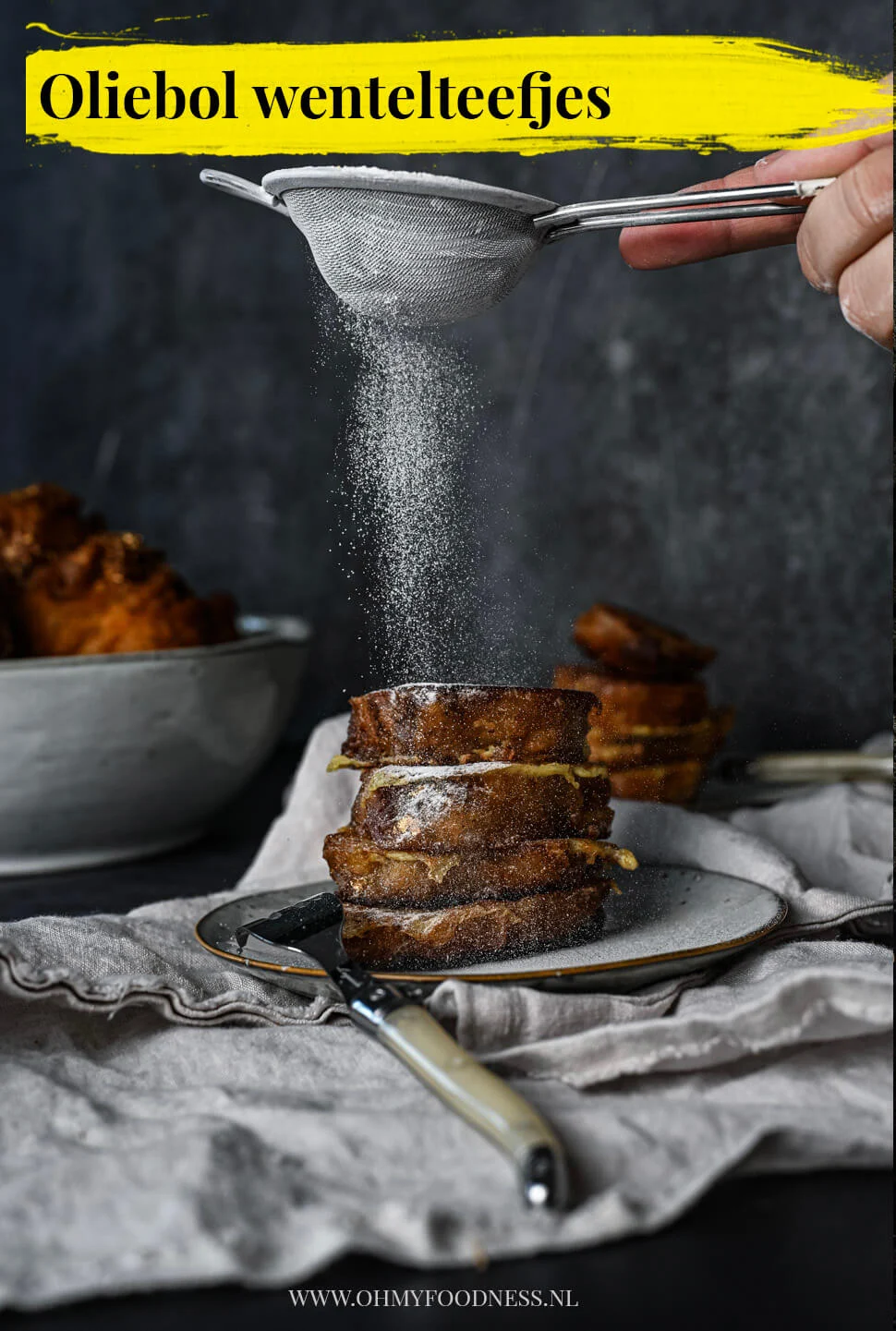 Oliebol wentelteefjes 3 oliebollen wentelteefjes