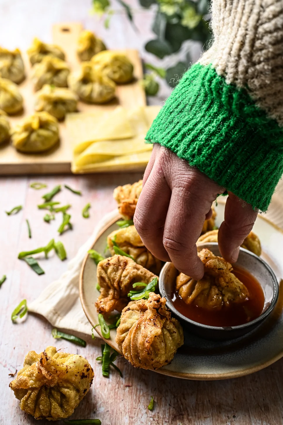Kimchi Dumplings maken 2 kimchi dumplings 1 2