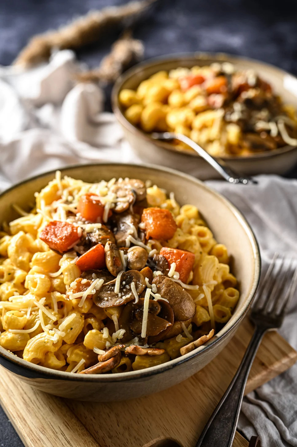 Mac 'n' Cheese met pompoen 2 Mac 'n' cheese pompoen