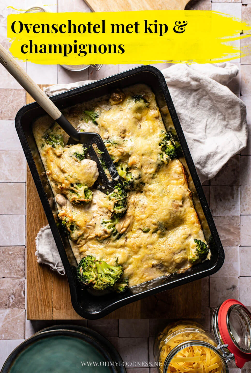 Ovenschotel met kip en champignons (Nixon Chicken) 2 Ovenschotel met kip en groenten