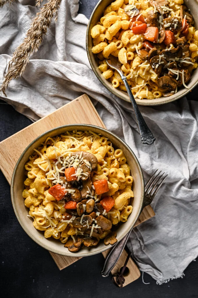 Mac 'n' Cheese met pompoen 3 Pasta pompoen saus