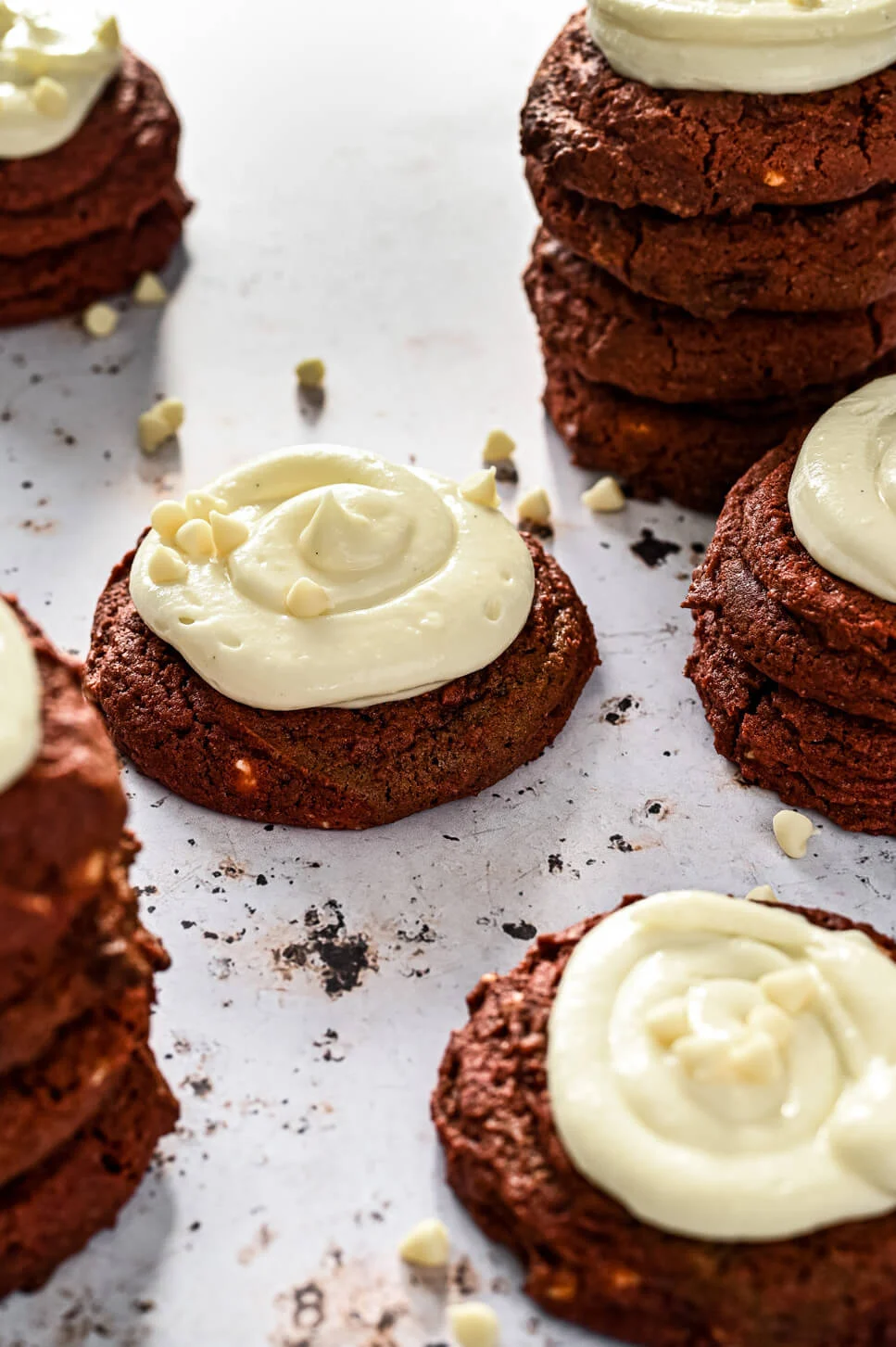 Red Velvet koeken (Fastfood Friday) 1 Red velvet cookies