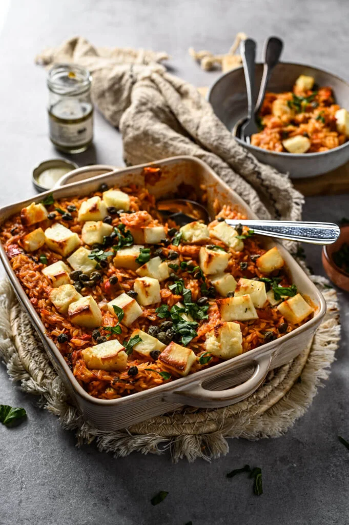 Orzo recept uit de oven met halloumi 8 Orzo koken