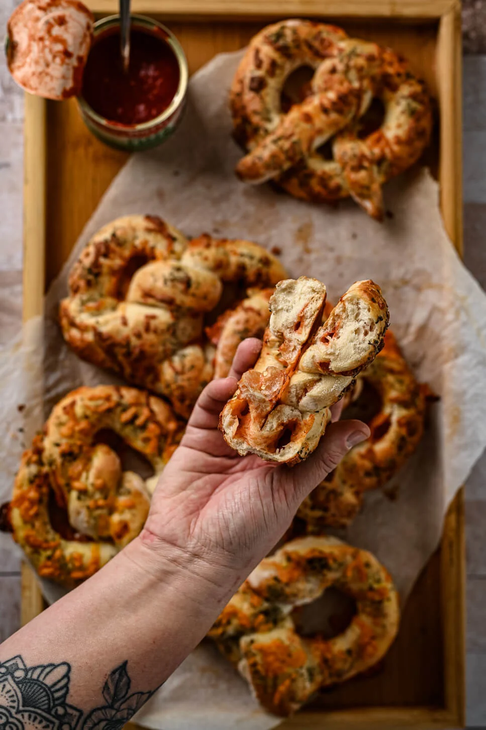 Pizza pretzels (Fastfood Friday) 6 pizza pretzels