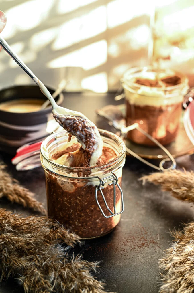 Overnight oats recept met Tiramisu-smaak 7 tiramisu overnight oats 2