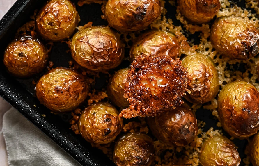 Aardappels uit de oven met Parmezaan 7 aardappels uit de oven