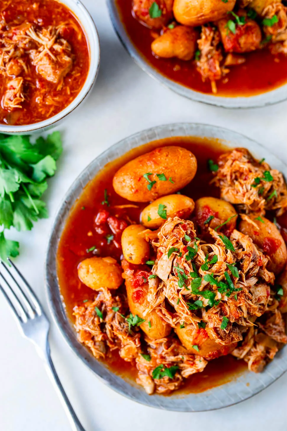 Pulled chicken maken - Fastfood Friday 3 pulled chicken recept
