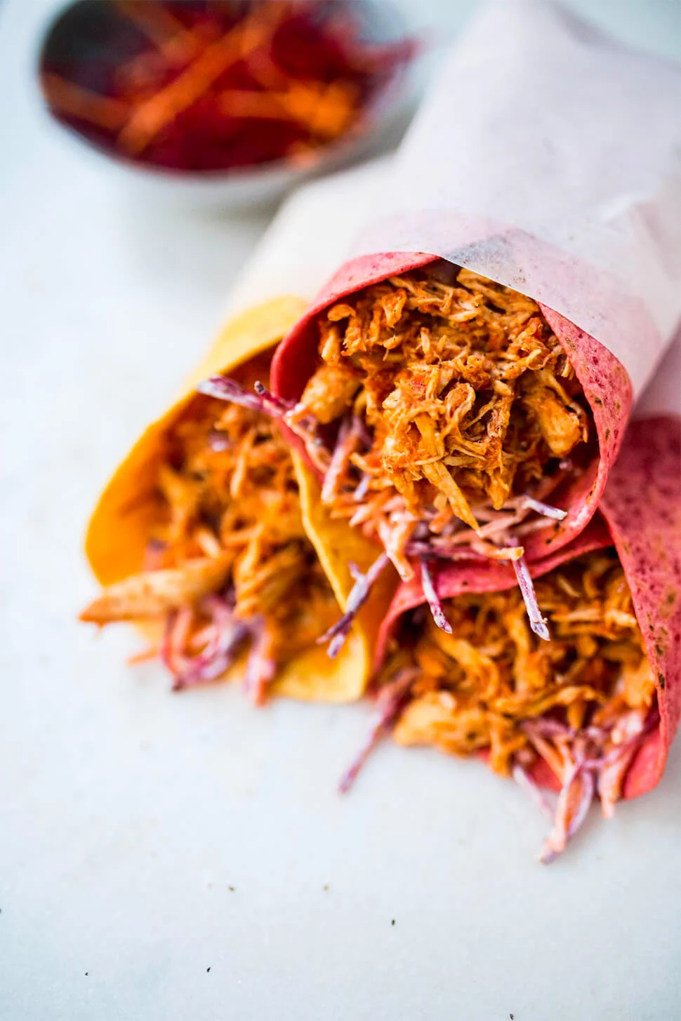 Pulled chicken maken - Fastfood Friday 4 pulled chicken slowcooker