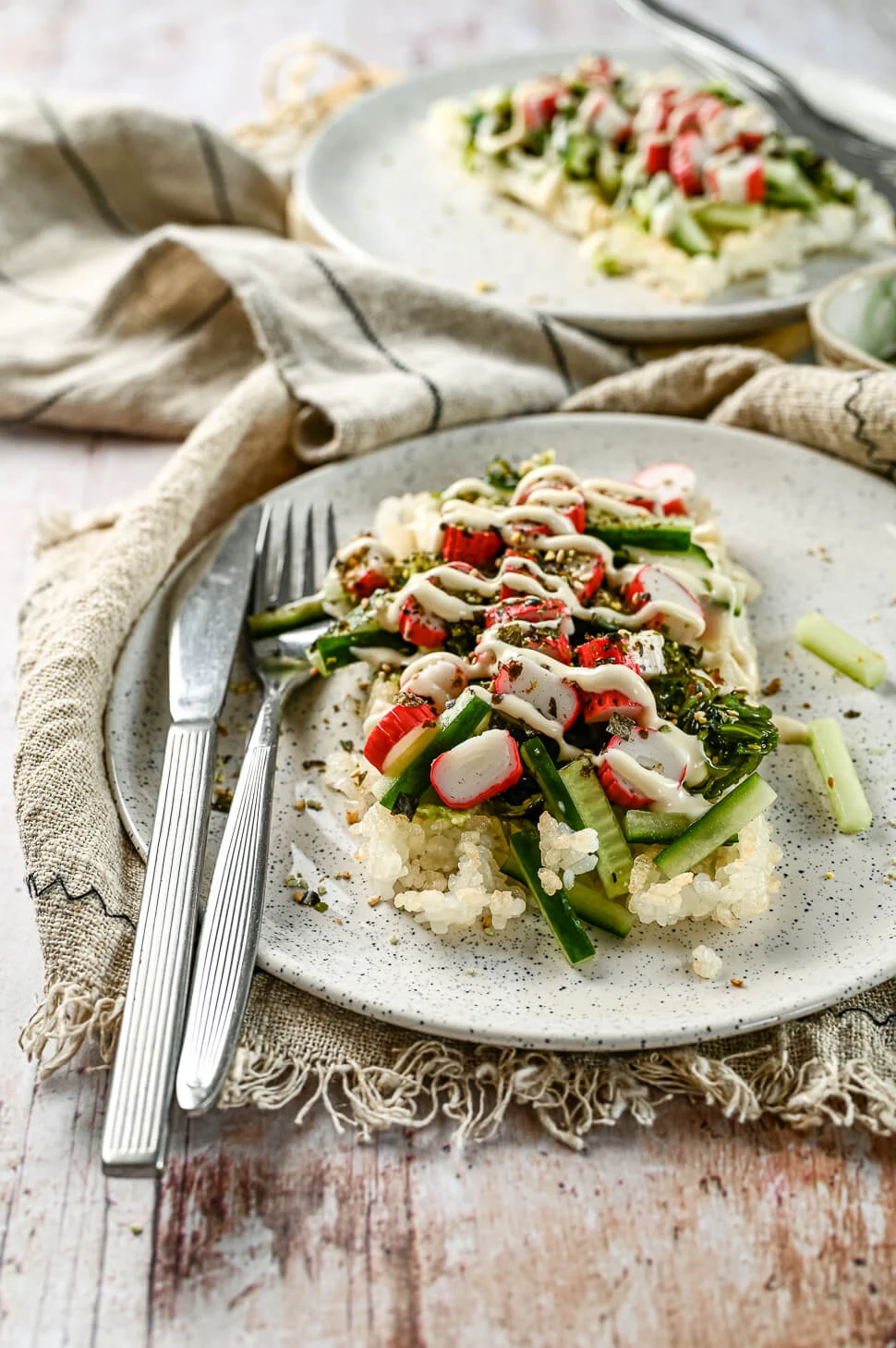 krokante sushi wafels