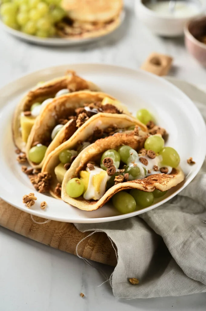 Pannenkoeken recept met yoghurt & fruit 8 luchtige pannenkoeken