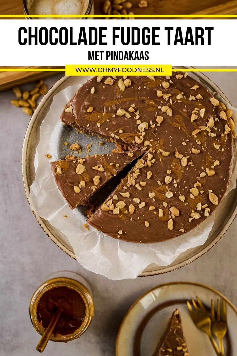 Chocolade fudge taart met pindakaas (Fastfood Friday) 3 chocolade fudge