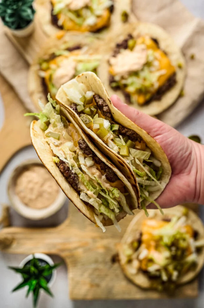 BigMac Taco 7 BigMac smash tacos