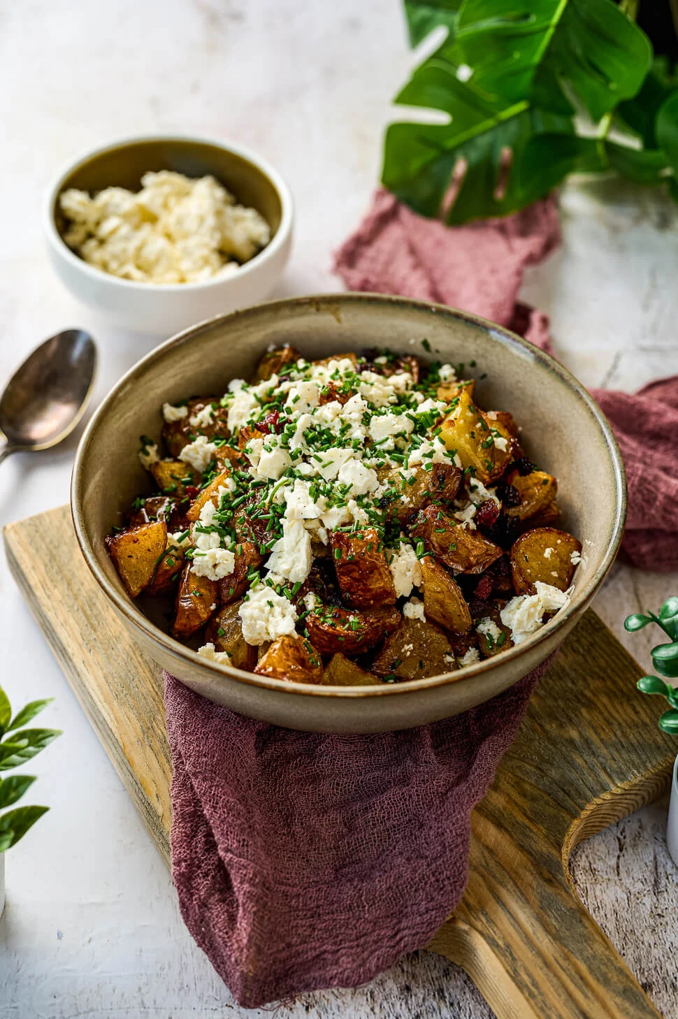 Krokante aardappels met feta & honing 1 aardappels gerecht