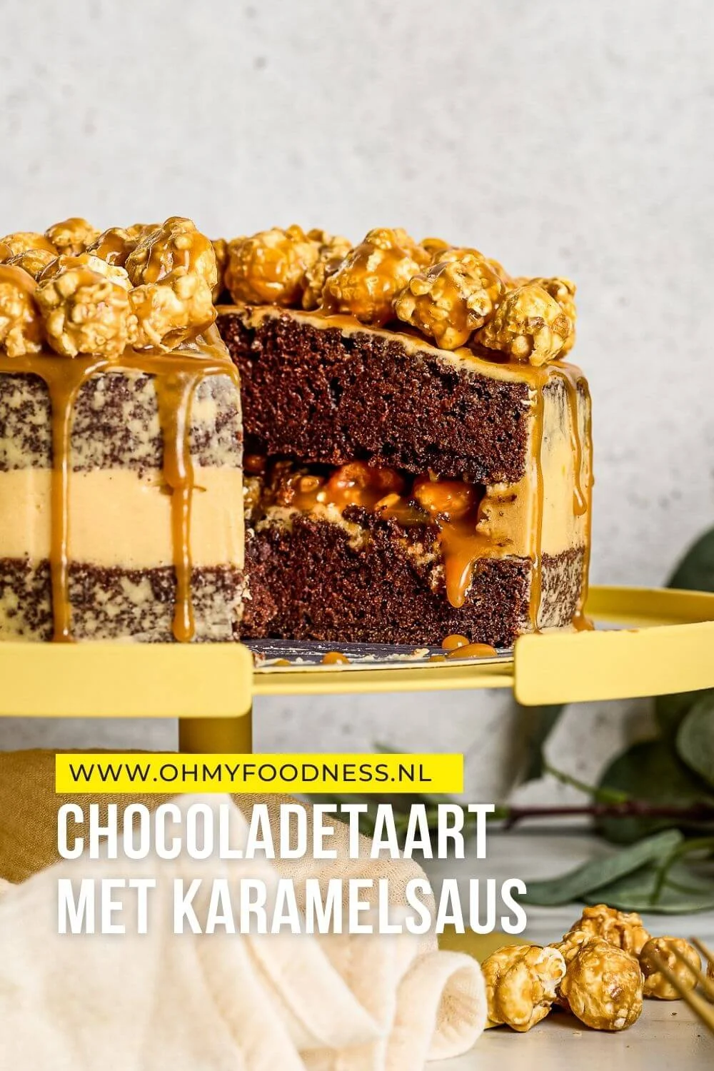 Chocoladetaart met karamel (Fastfood Friday) 8 chocoladetaart met karamel