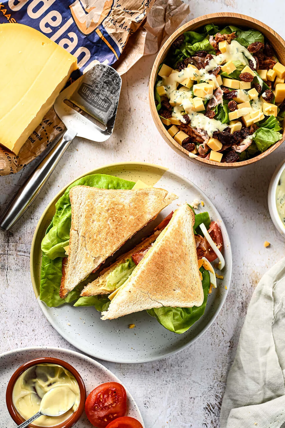 Hollandse club sandwich 2 Club sandwich recept