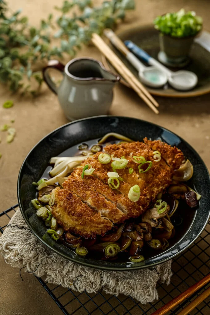 Udon noedelsoep met Kip Katsu 5 Japanse curry
