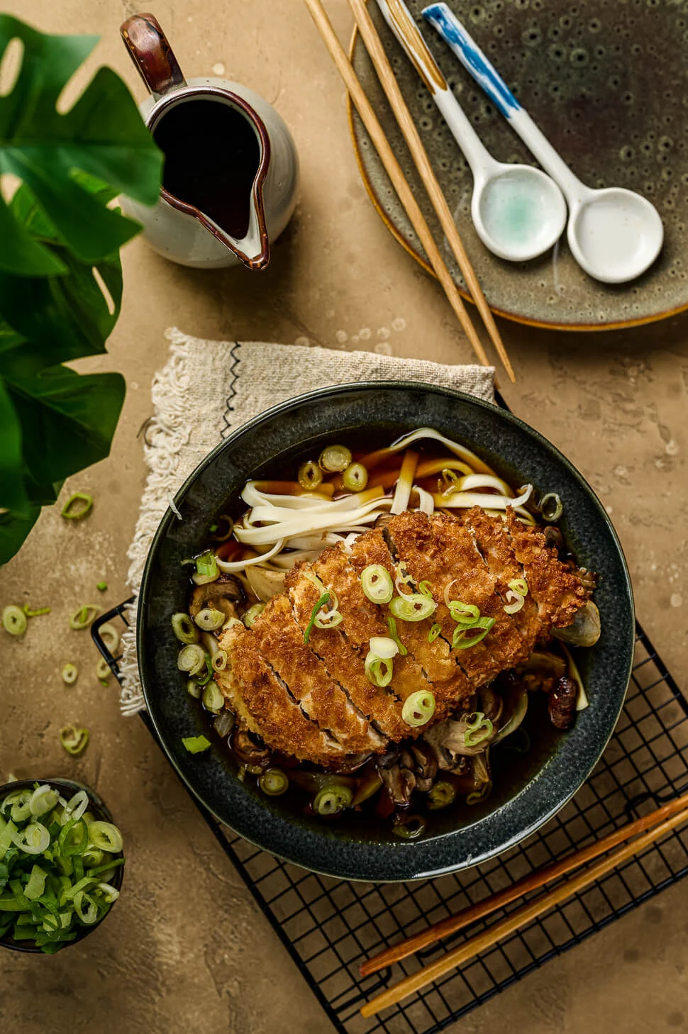Udon noedelsoep met Kip Katsu 1 Kip Katsu