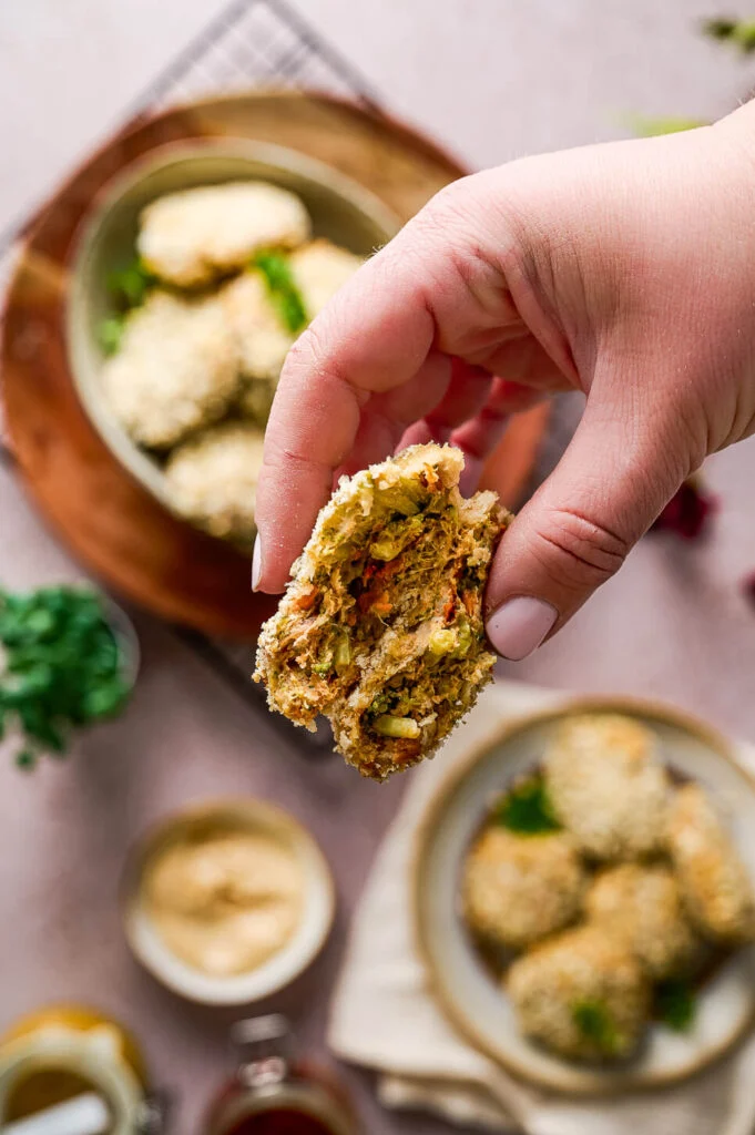 Kipnuggets maken met groenten 6 kipnuggets recept
