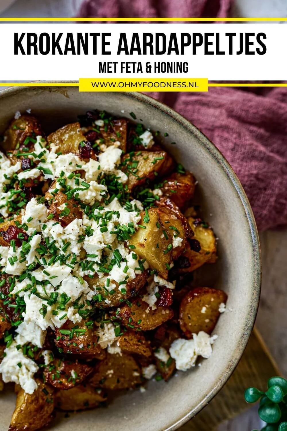 Krokante aardappels met feta & honing 5 krokante aardappels