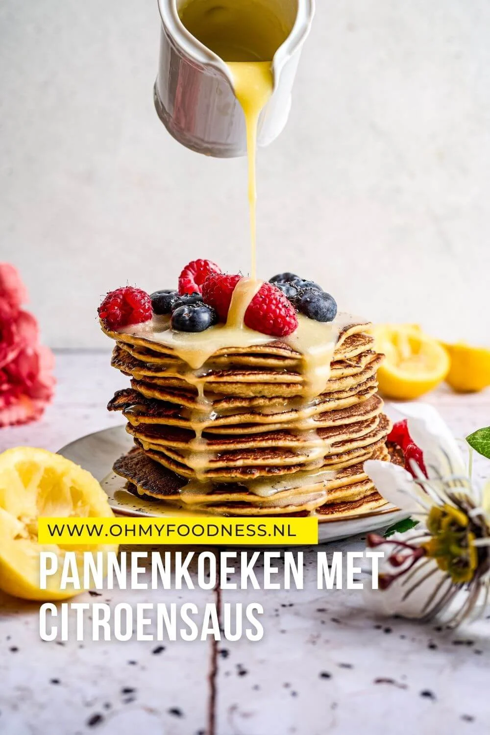 Moederdag ontbijt: pannenkoeken met citroensaus 4 ontbijt pannenkoeken