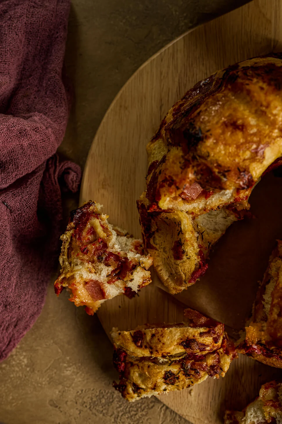 Pizza Monkeybread (Fastfood Friday) 5 pizzabrood