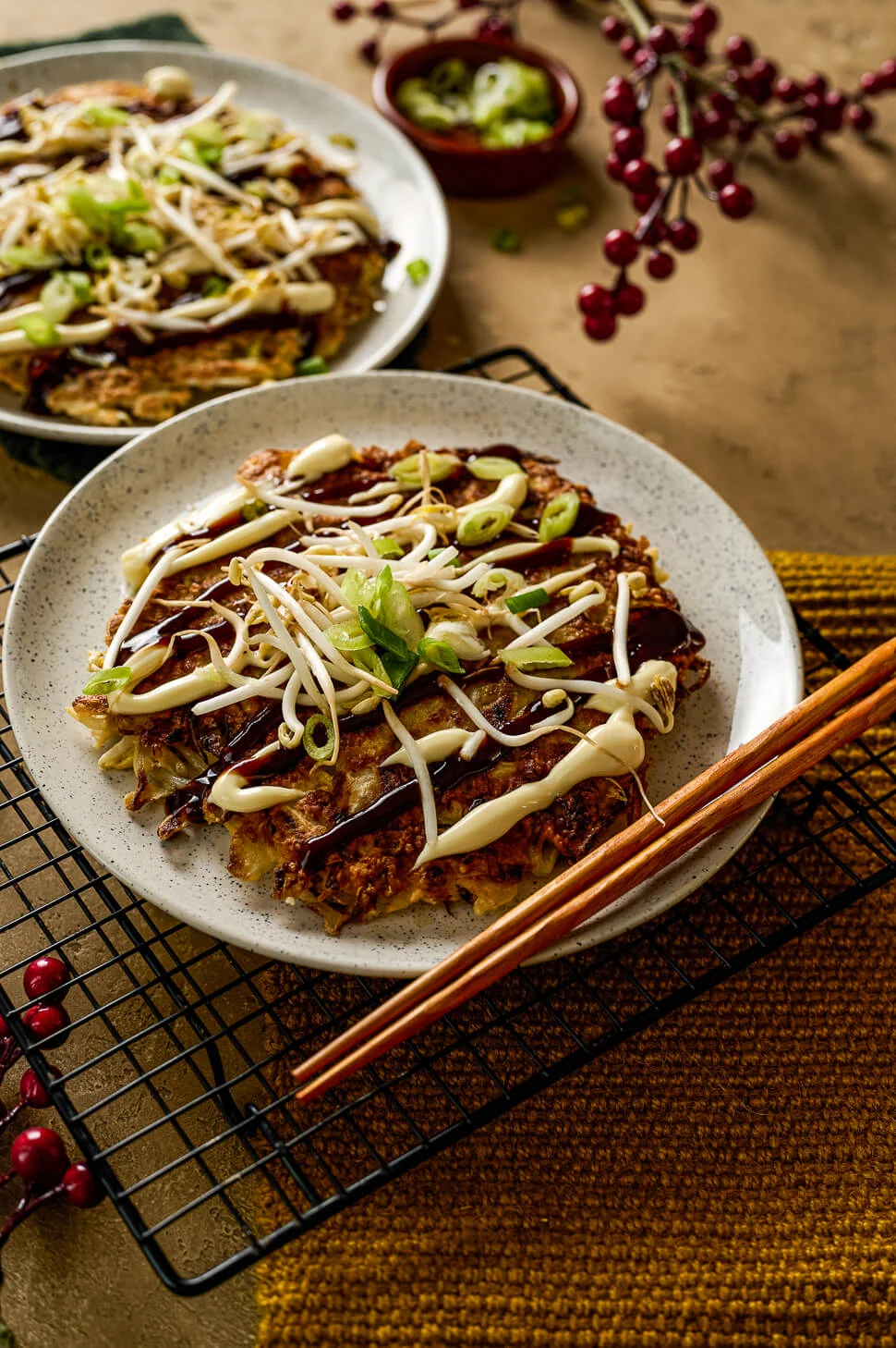 Okonomiyaki recept 3 Okonomiyaki recept