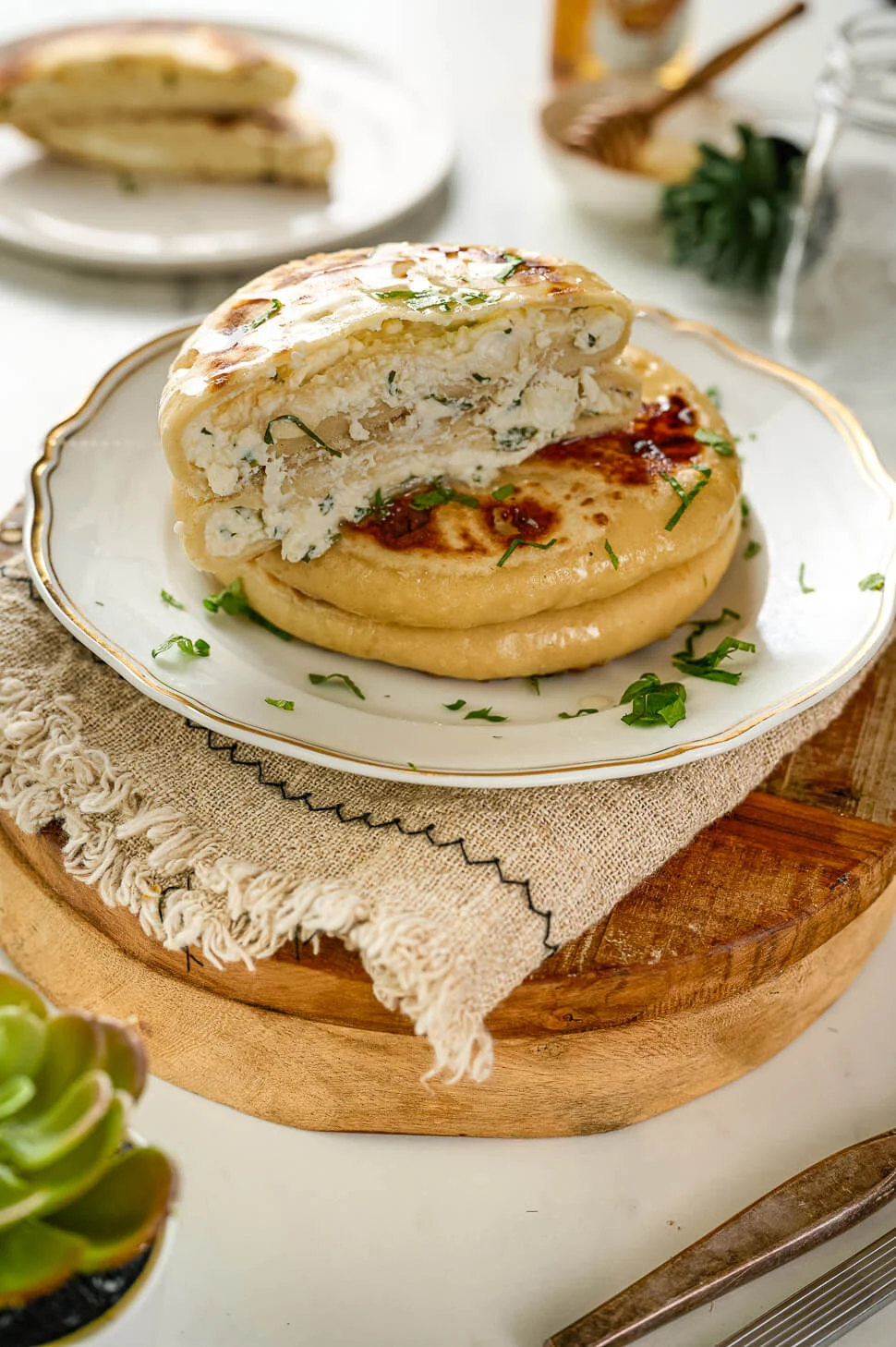 Platbrood maken met feta (Fastfood Friday) 3 platbrood maken