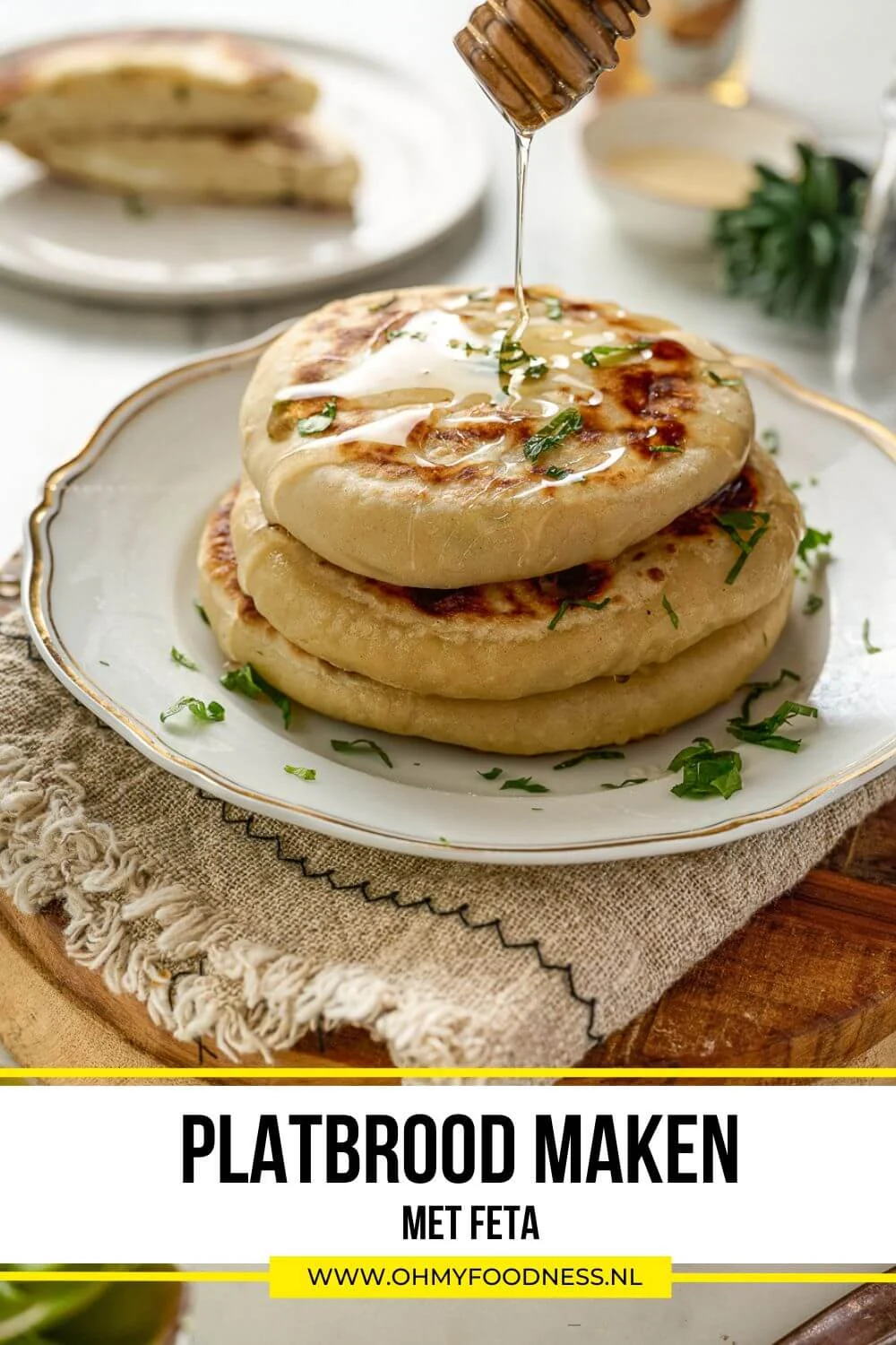 Platbrood maken met feta (Fastfood Friday) 4 platbrood recept feta