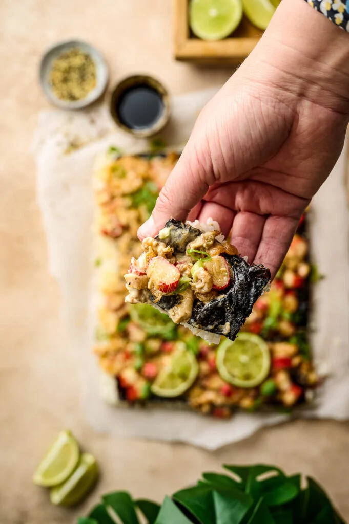 Sushi van de bakplaat (Fastfood Friday) 8 sushi uit de oven