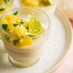 kokos panna cotta